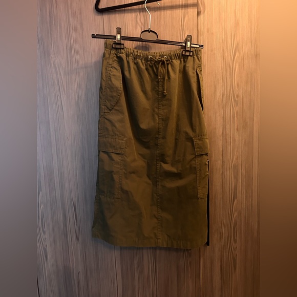 TNA Troop cargo skirt in GREEN - Picture 3 of 7